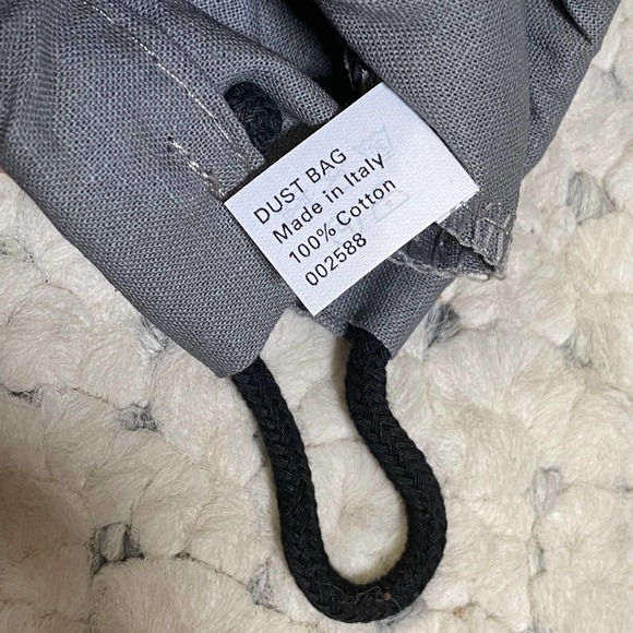 BALENCIAGA Necklace Bag Pouch NEW Logo Signed - Picture 4 of 6